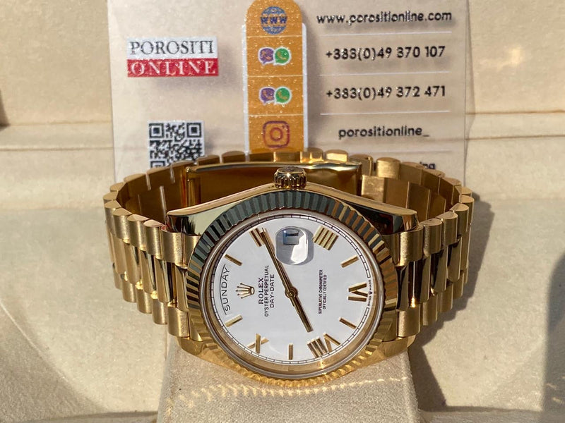 Rolex Daydate Silver 3255 1:1 Doublete ETÁ