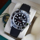 Rolex red sea dweller with black strap