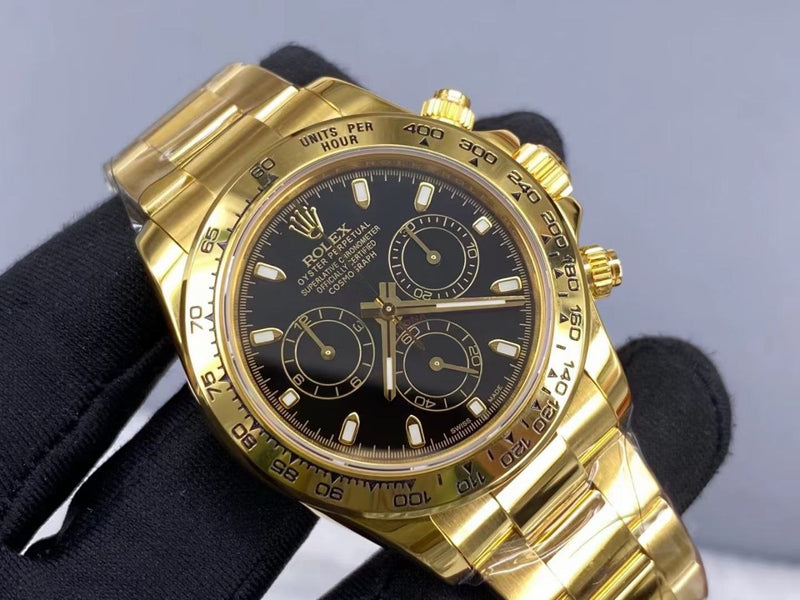 Best Replica 18 karat gold Rolex Daytona Cosmograph 1:1 Doublete ETÁ