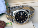 Rolex Datejust gold colour with Diamonds