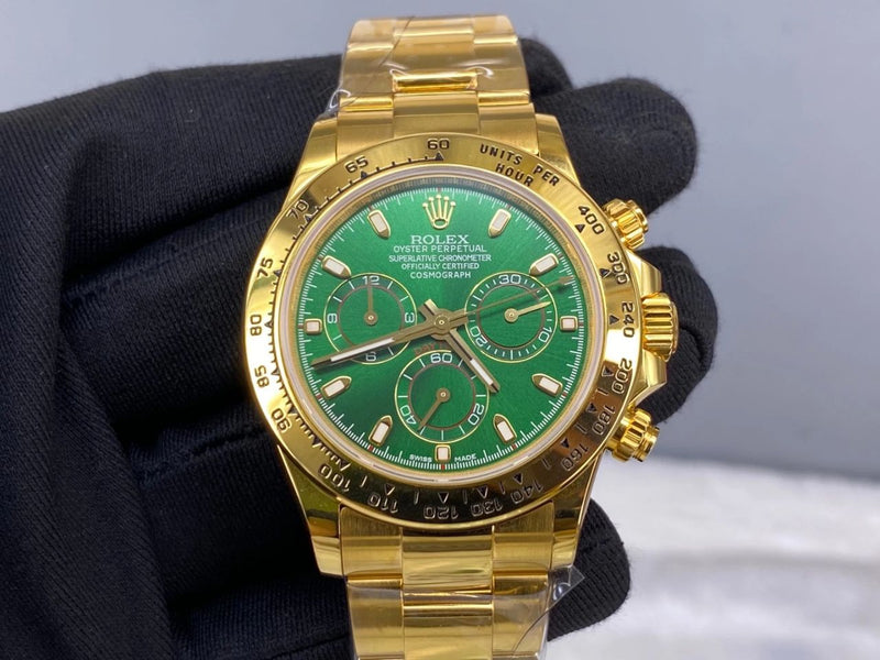 Best Replica 18 karat gold Rolex Daytona Cosmograph 1:1 Doublete ETÁ