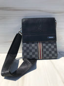 LV black shoulder bag L V