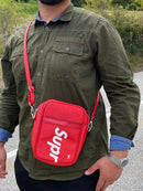 SUPREME Messenger red color men’s bag