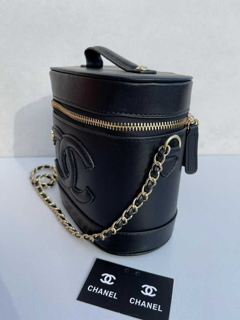 Chanel new trendy black leather model women’s bag