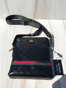 Gucci full black XL shoulder bag tricolore bee sign