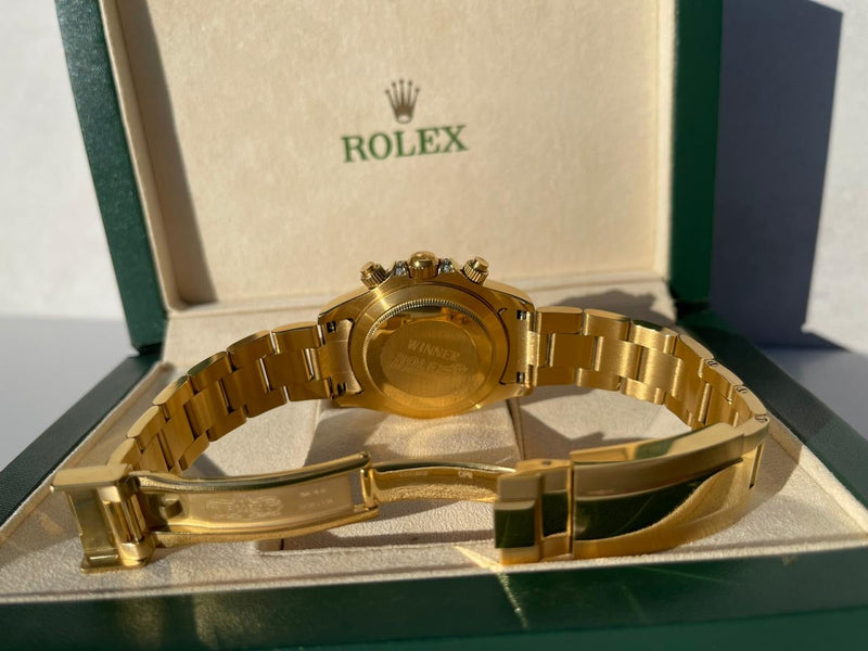 Rolex Gold Daytona Rainbow Iced Out new model