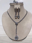 Full set of Zircon standard mixed queen diamonds Necklace bling bling rocks with zircon ears