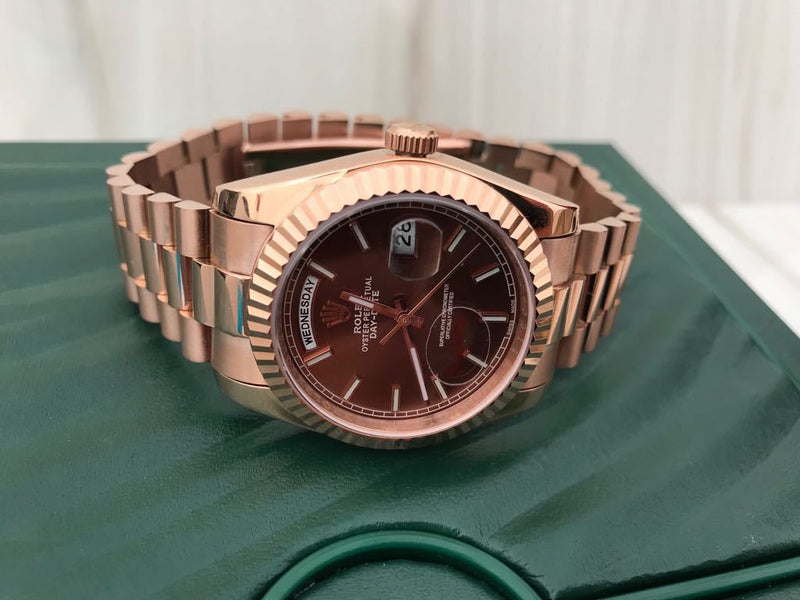 Rolex Daydate brown dial