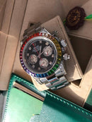 Rolex Silver Daytona Rainbow