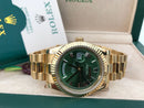 Rolex Daydate green hulk