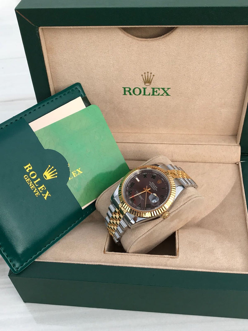 Datejust bicolour Wimbledon model