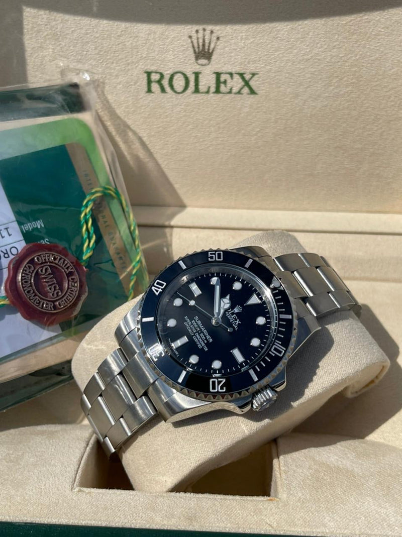 Rolex Submariner No Date Black Dial