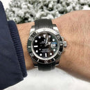 Rolex blue submariner with blue strap