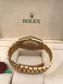 Rolex Datejust gold with Diamonds