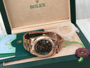 Rolex Daydate Rose&Gold with green dial
