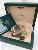 Rolex Daydate Rose&Gold with green dial